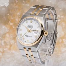 Thumbnail von Rolex Datejust 36 Oysterquartz Steel Gold – 17013 – like NEW – 04/1997 Full Set