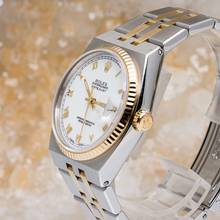 Thumbnail von Rolex Datejust 36 Oysterquartz Steel Gold – 17013 – like NEW – 04/1997 Full Set