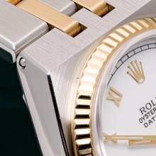 Thumbnail von Rolex Datejust 36 Oysterquartz Steel Gold – 17013 – like NEW – 04/1997 Full Set