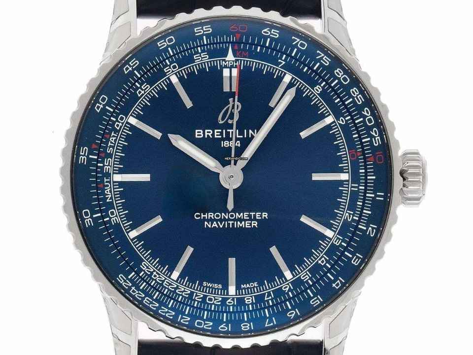  Breitling Navitimer Ref.A17329161C1P1 2025 Full Set Ungetragen Navitimer Krokoleder Faltschließe 