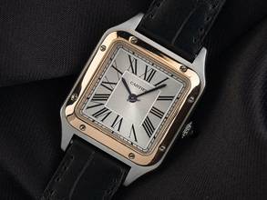 Thumbnail von Cartier Santos Dumont PM kleines Modell Ref.4242 2020 Box&Beschreibung wie Neu Santos Dumont PM kleines Modell