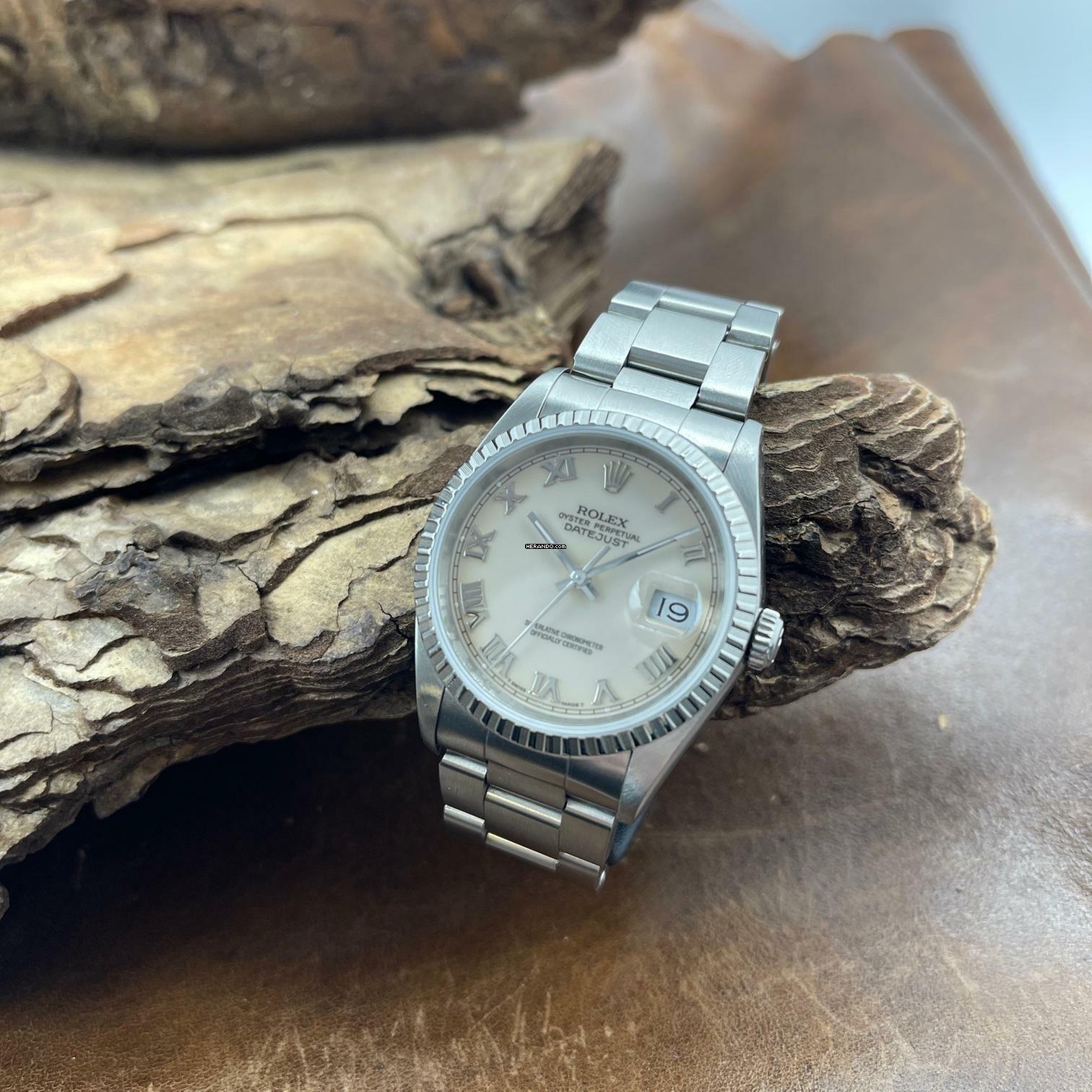 Rolex Datejust 36 Ivory Zifferblatt