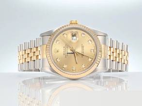 Thumbnail von Rolex Datejust 36 36mm 16233 1996 Lc100 Diamanten Stahl Gelbgold 750 Automatik