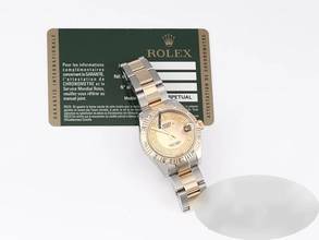 Thumbnail von Rolex Lady-Datejust 179313 2011 Stahl Gelbgold 750 Perlmutt Diamanten Automatik