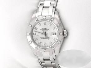 Thumbnail von Rolex Lady-Datejust Pearlmaster 29 80319 Weissgold 750 2009 Diamanten Automatik Lady 18kt White Gold Chronometer Oyster