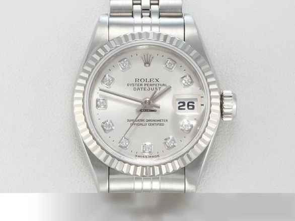  Rolex Lady-Datejust Stahl Weissgold 750 Diamanten 2000 Automatik Stainless Steel 18kt White Gold Damen Jubilé-band Chronometer Oyster 