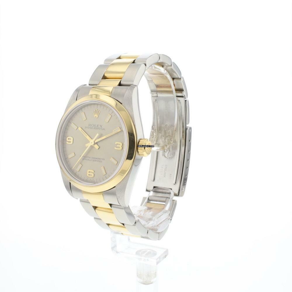 Rolex Oyster Perpetual 31 Steel/Gold Champagne Dial Service '25