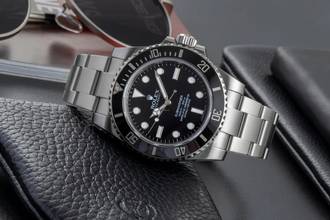 Thumbnail von Rolex Submariner (No Date) Stahl Automatik Herrenuhr Ref. 114060 B&P 2012