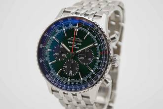 Thumbnail von Breitling Navitimer 1 B01 Chronograph 46 Racing Green perfektes Fullset mit Breitling Garantie bis 2033