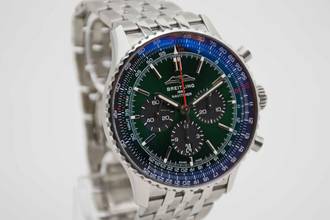 Thumbnail von Breitling Navitimer 1 B01 Chronograph 46 Racing Green perfektes Fullset mit Breitling Garantie bis 2033