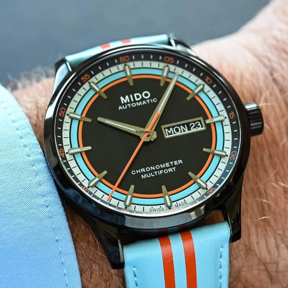  Mido Multifort Chronometer 1 Racer NEW FULL SET 