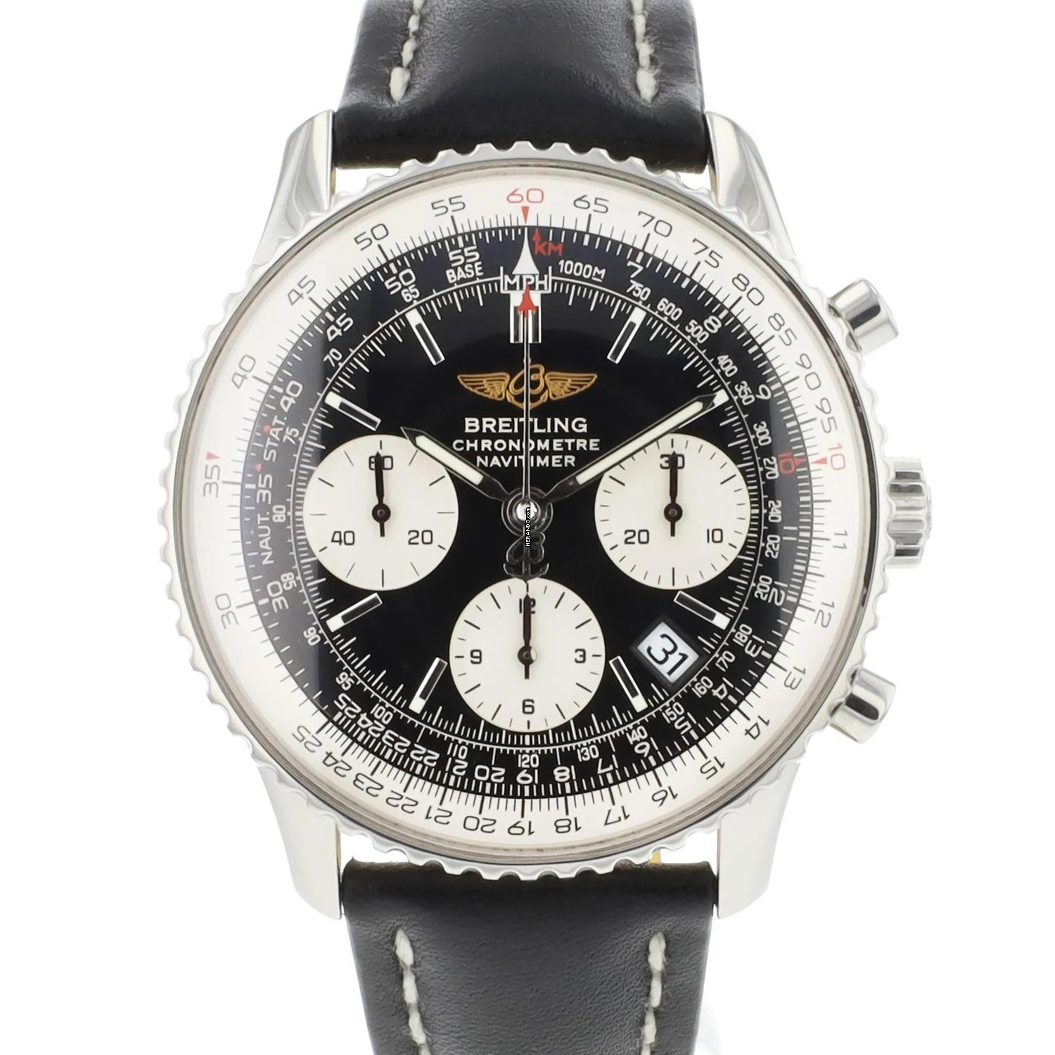  Breitling Navitimer Chronograph 42MM Black Dial 