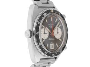 Thumbnail von Heuer Autavia Chronograph Ref.1163 1978 Full Set Original unpoliert Autavia Chronograph Ridged Markers