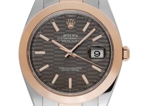  Rolex Datejust 41 Ref.126301 2023 Full Set wie Neu Datejust Fluted Wave Dial 