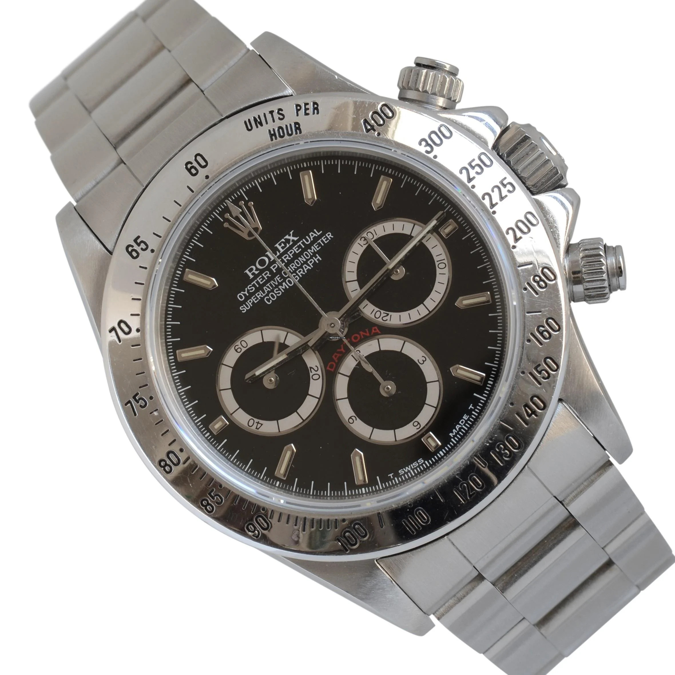  Rolex Daytona 16520 L34 4 written 6 reversed black dial 1989 Full Set 