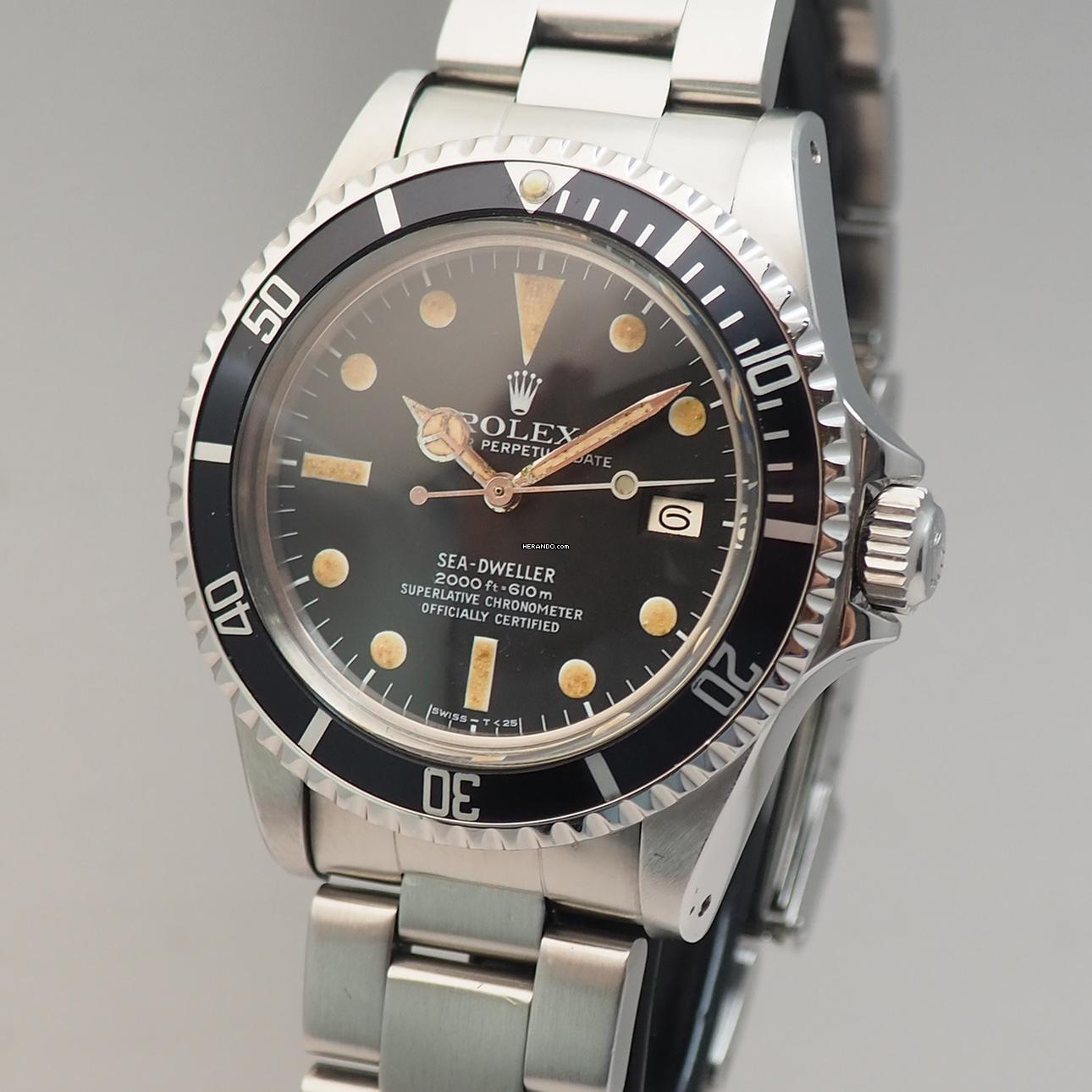  Rolex Sea-Dweller 1665 from 1981 Box+papers 