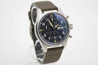 Thumbnail von IWC Fliegeruhr Spitfire Chronograph Pilot Chronograph Spitfire 41 mm perfekte Uhr mit neuem Service
