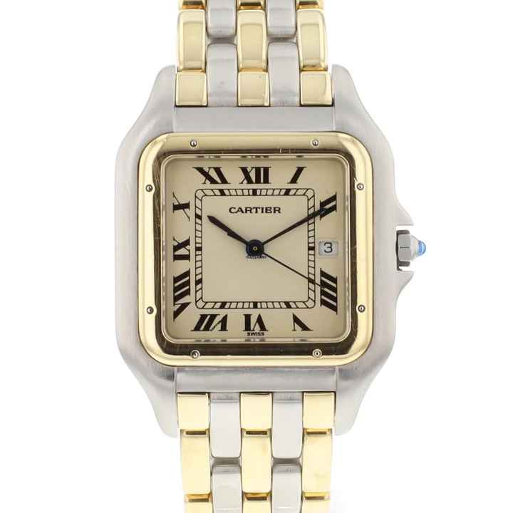  Cartier Panthère GM Steel Gold 3 Rows 