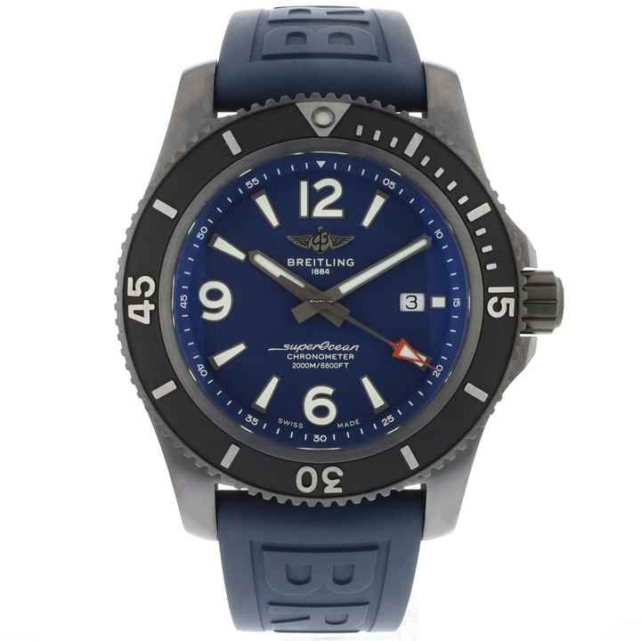 Breitling Superocean 46 Blue BlackSteel 