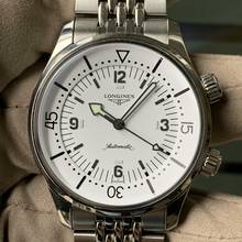 Thumbnail von Longines Legend Diver L3.764.4.16.6 white dial 2025 Full Set Like NEW