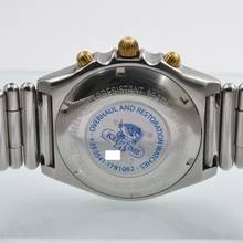 Thumbnail von Breitling Chronomat 81950 chronograph matte black dial steel Full Set Full Set