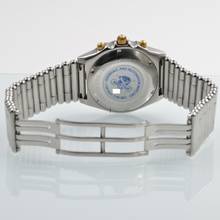 Thumbnail von Breitling Chronomat 81950 chronograph matte black dial steel Full Set Full Set