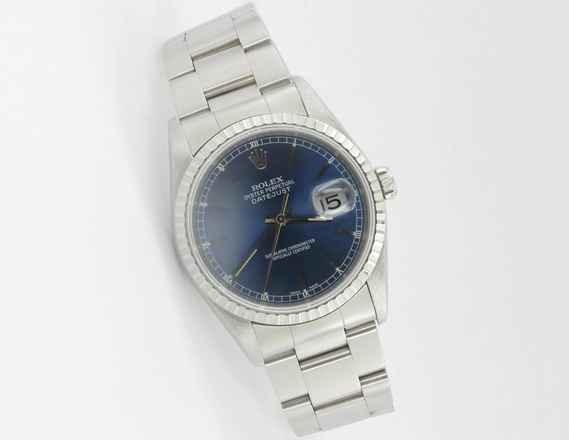  Rolex Datejust 36 36mm Blue Dial 