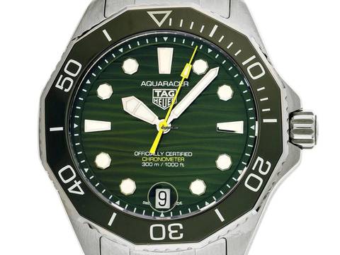  TAG Heuer Aquaracer 300M Professional 300 Ref.WBP5116.BA0013 2025 Full Set Ungetragen Aquaracer Professional 300 Date Green Dial 