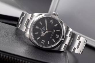 Thumbnail von Rolex Explorer Oyster Edelstahl Automatik Herrenuhr Ref. 124270 B&P 2022