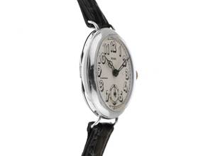 Thumbnail von Rolex Vintage 935 Silber Klappdeckel Ref.25579 1935 original Box sehr gut Vintage Vintage 935 Silber kleine Sekunde Klappdeckel Krokoleder