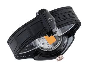 Thumbnail von Omega Seamaster Planet Ocean 600M Deep Black Ref.215.63.46.22.01.001 2025 Full Set Ungetragen Seamaster Planet Ocean 600M Deep Black GMT Keramik Sedna™-Gold Krokoleder Faltschließe