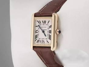 Thumbnail von Cartier Tank Solo Edelstahl Gelbgold 750 2019 W5200002 Stahl Gold Damen