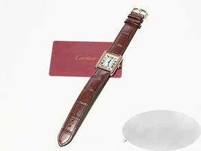 Thumbnail von Cartier Tank Solo Edelstahl Gelbgold 750 2019 W5200002 Stahl Gold Damen