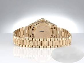 Thumbnail von Rolex Lady-Datejust 26mm Gelbgold 750 2000 Diamanten Automatik 18kt Yellow Gold Damen President-band Chronometer Oyster White Dial