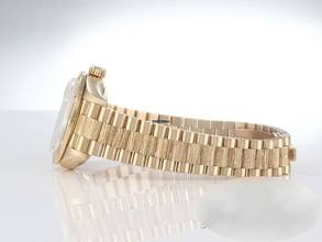 Thumbnail von Rolex Lady-Datejust 26mm Gelbgold 750 2000 Diamanten Automatik 18kt Yellow Gold Damen President-band Chronometer Oyster White Dial