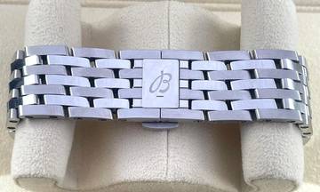 Thumbnail von Breitling Navitimer 1 B01 Chronograph 43mm 2 Straps Steel and Leatherband with folding clasp FULL SET WITH BOX & PAPERS like NEW year: 2023 Silver Dial