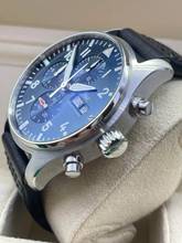 Thumbnail von IWC Fliegeruhr Chronograph Pilot's Fliegeruhr FULL SET WITH BOX AND PAPERS NEW 2023 Blue Dial