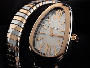 Thumbnail von Bulgari Serpenti Tubogas Ref.103708 2025 Full Set Ungetragen Serpenti Tubogas Stahl 18kt Roségold