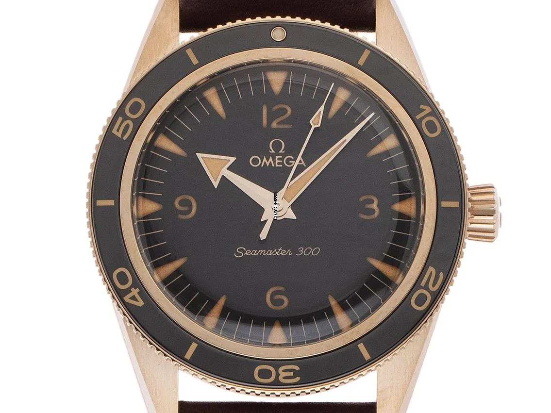 Omega Seamaster 300 Ref.234.92.41.21.10.001 2024 Full Set Ungetragen Seamaster 300 9kt Bronze-Gold