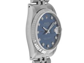 Thumbnail von Rolex Datejust 31 Medium Ref.68274 1991 Full Set sehr gut Vintage Datejust Medium Diamanten open 6/9 Stahl 18kt Weißgold