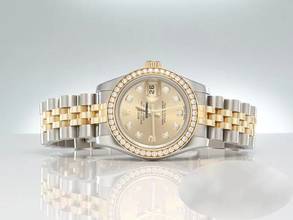 Thumbnail von Rolex Lady-Datejust 179383 Stahl Gelbgold 750 2012 Diamanten Automatik Gold