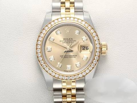  Rolex Lady-Datejust 179383 Stahl Gelbgold 750 2012 Diamanten Automatik Gold 