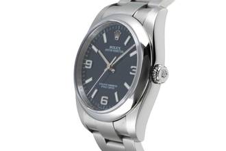Thumbnail von Rolex Oyster Perpetual 36 Blue Dial Edelstahl Automatik Herrenuhr Ref 116000 B&P