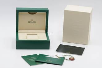 Thumbnail von Rolex Oyster Perpetual 36 Blue Dial Edelstahl Automatik Herrenuhr Ref 116000 B&P