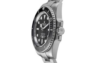 Thumbnail von Rolex Submariner (No Date) Stahl Automatik Herrenuhr Ref. 114060 B&P 2016 LC100