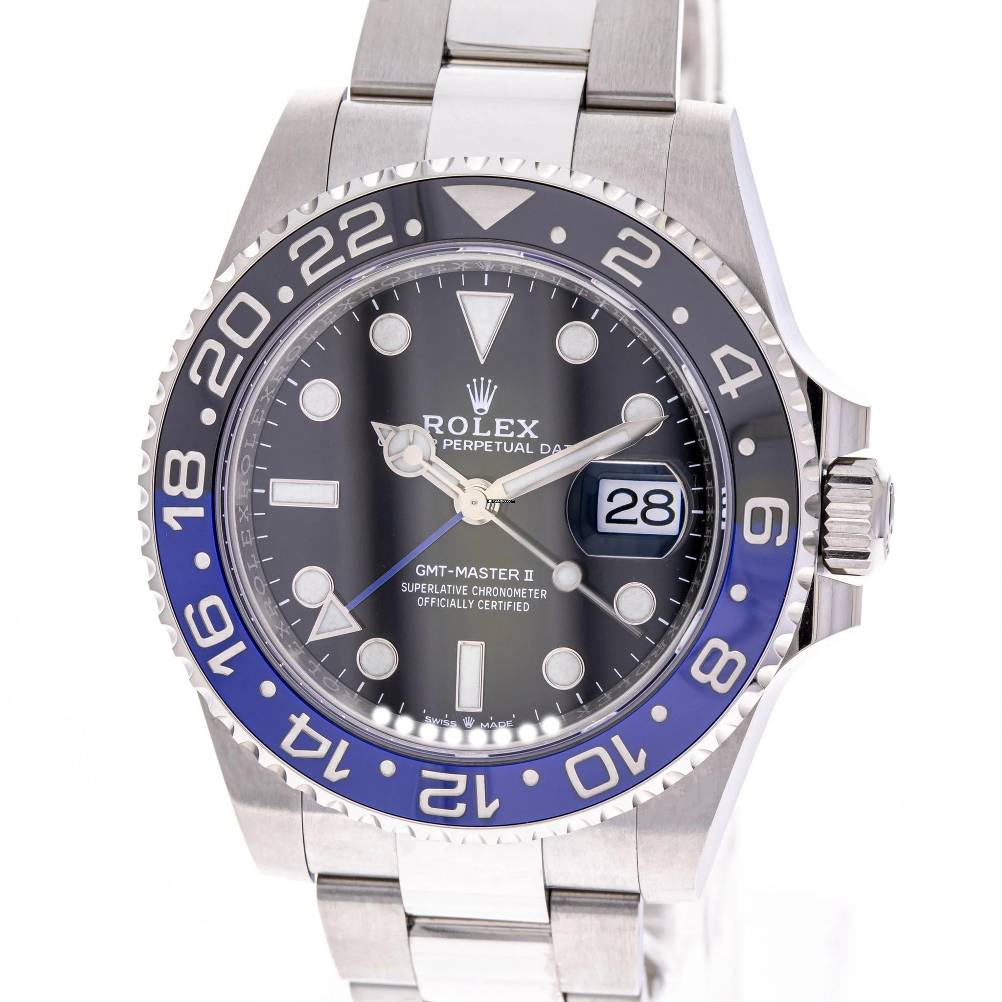  Rolex GMT-Master II Batman Oyster – 126710BLNR – like NEW – 11/2024 Full Set 