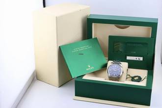 Thumbnail von Rolex Oyster Perpetual 39 Mm Blue Dial - With Box And Papers - 114300 2020