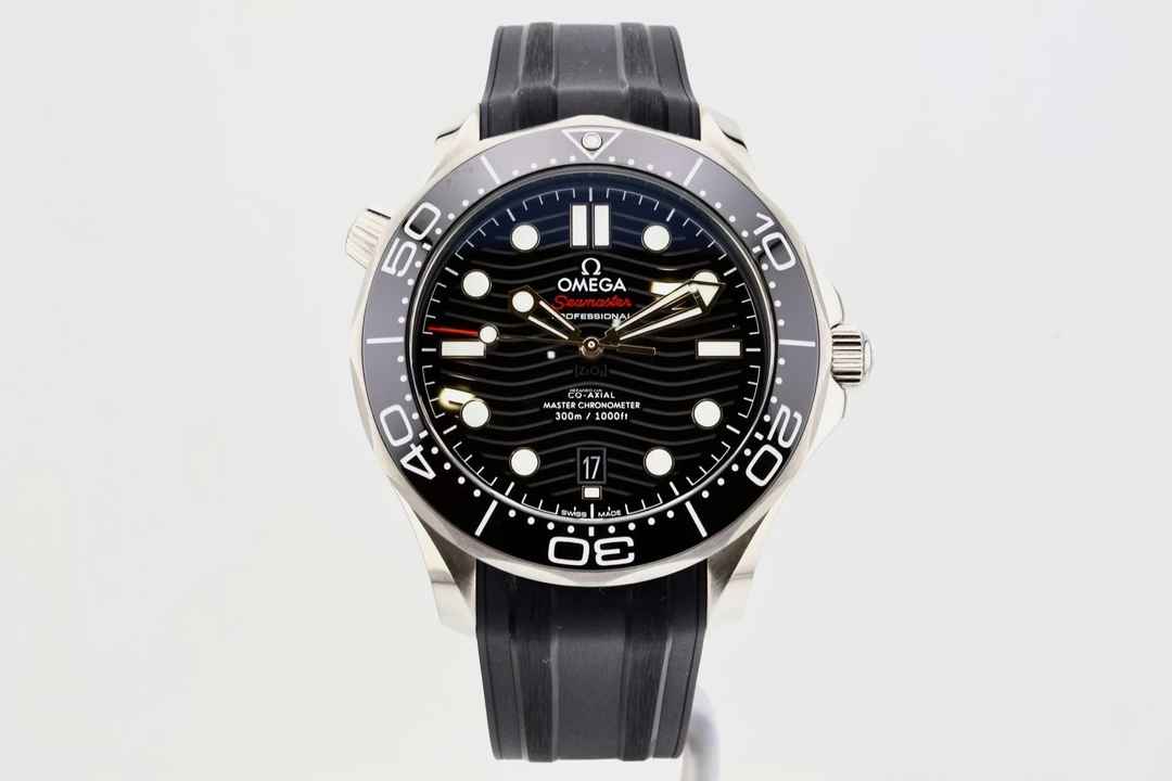  Omega Seamaster Diver 300 M Co-Axial 42mm - Black Dial - Rubber Strap - 21032422001001 2025 
