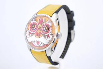 Thumbnail von Lucky Harvey Yellow Lion Dance - Unworn - Box+Papers - Moving Eyes - 24 Months Warranty Yellow Lion 2025