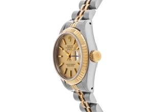 Thumbnail von Rolex Lady-Datejust open 6/9 Ref.69173 1985 Full Set wie Neu Vintage Datejust Lady open 6/9